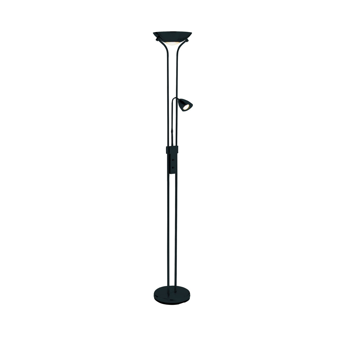 Lampadaire Detroit 2 lumières en verre