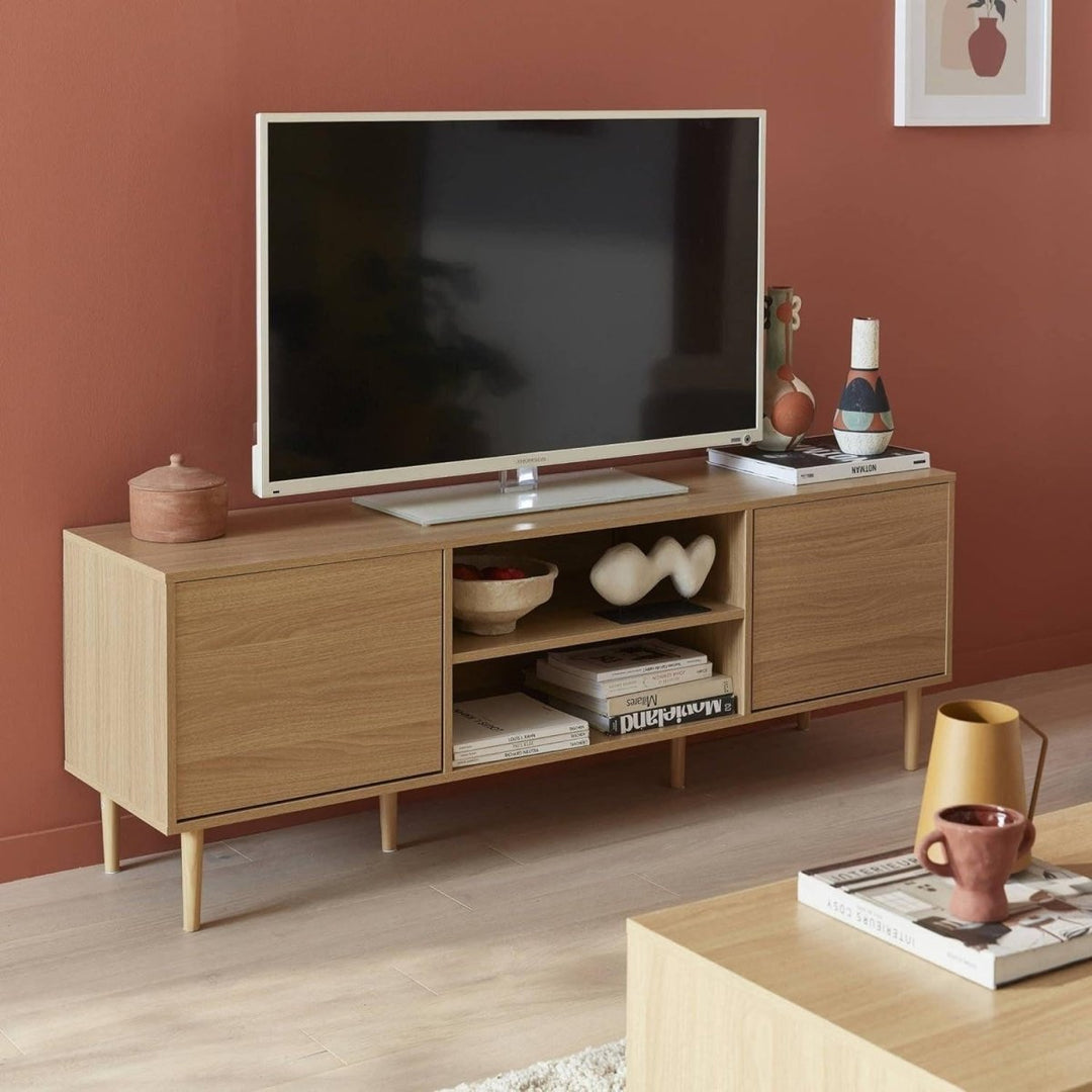 Meuble TV Bois Contemporain | Uni - Designix Meuble TV