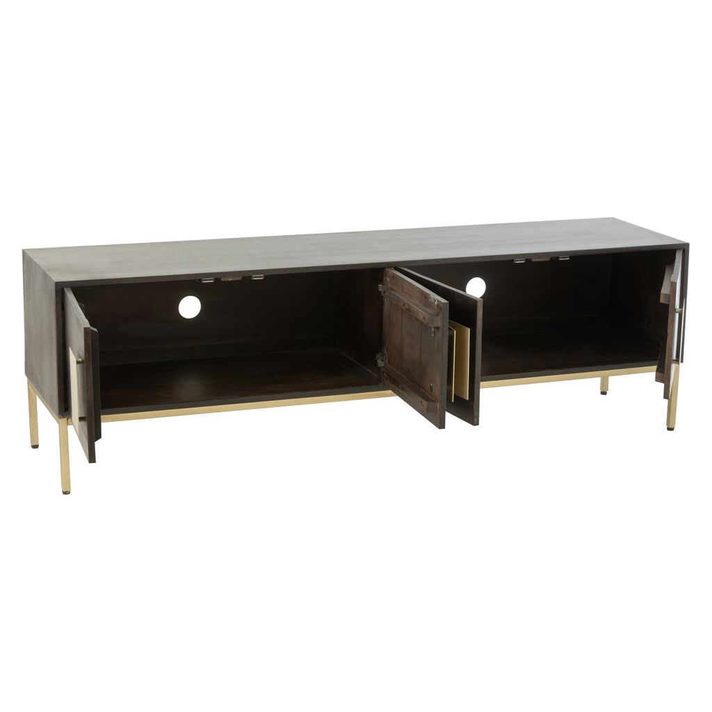 Meuble TV Bois Manguier Fer - Designix
