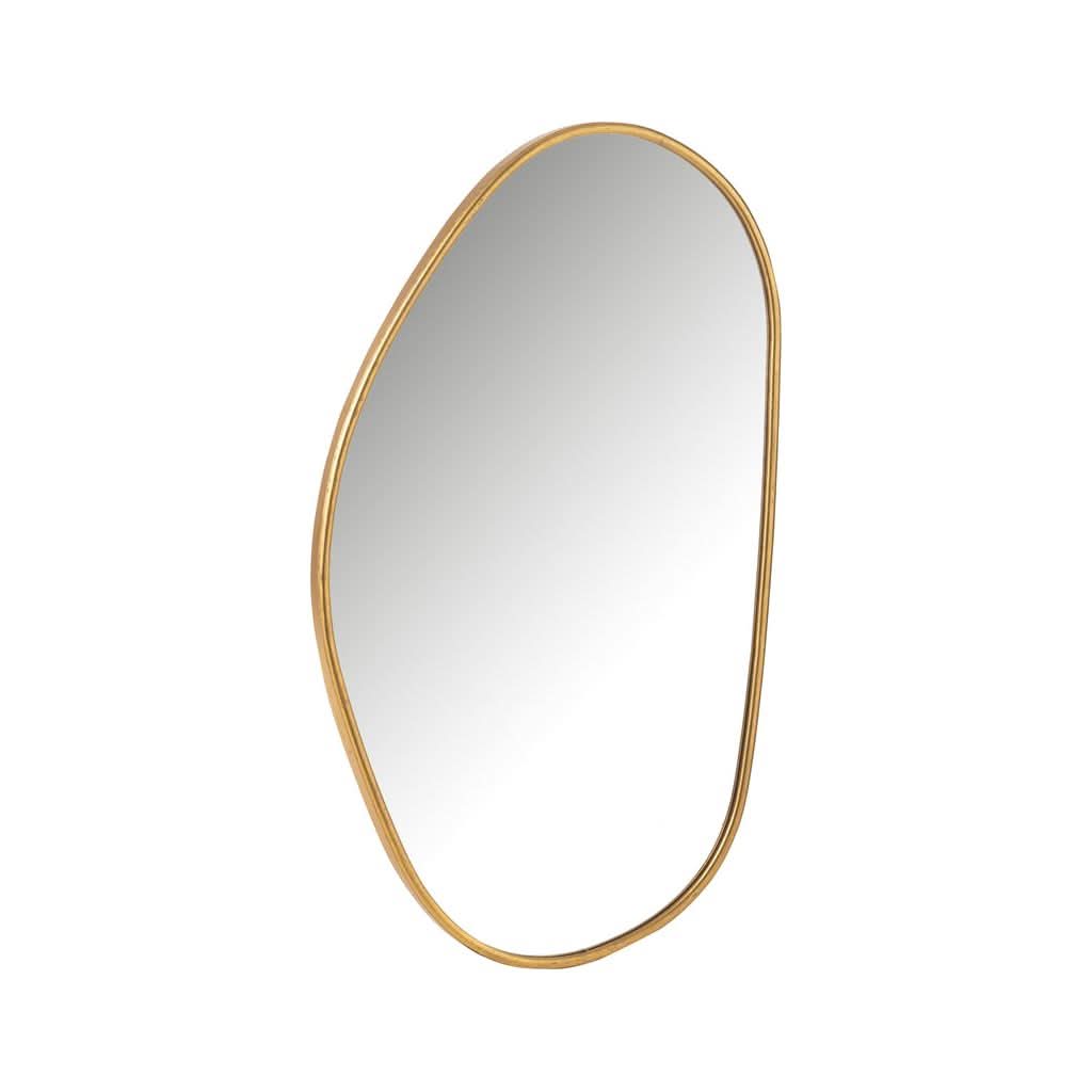 Miroir Abstrait Doré Grand - Designix