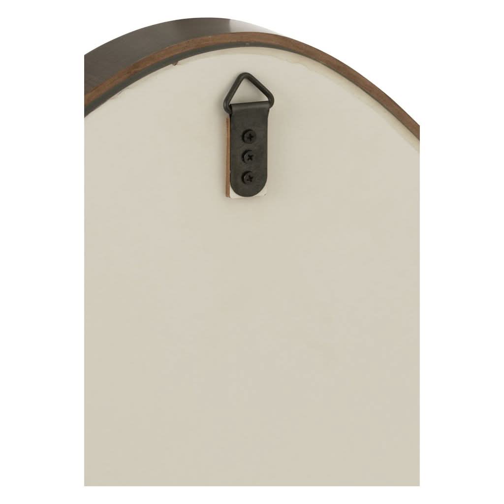 Miroir Abstrait Suspendu Marron Foncé - Designix