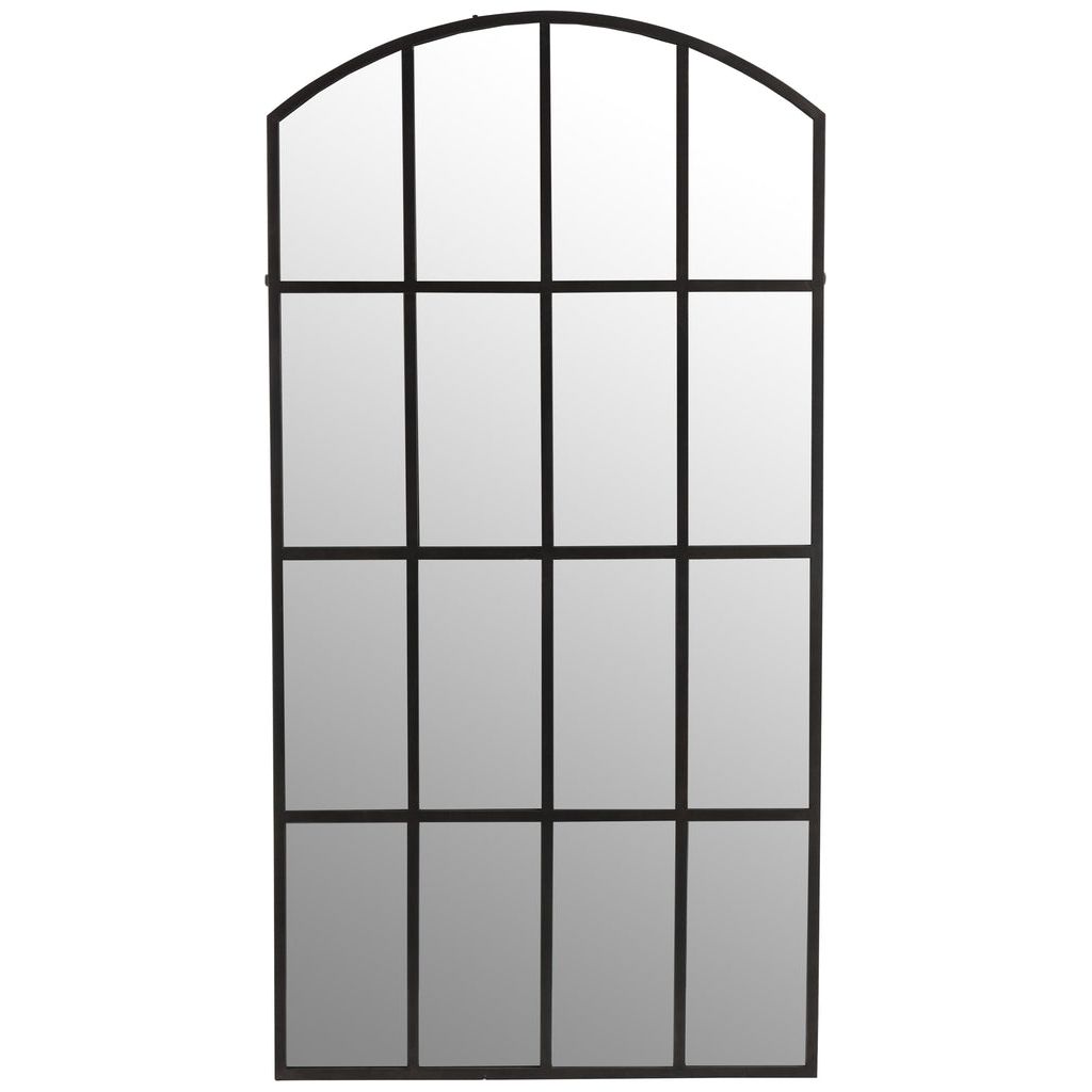 Miroir Arqué Métal Marron - Designix