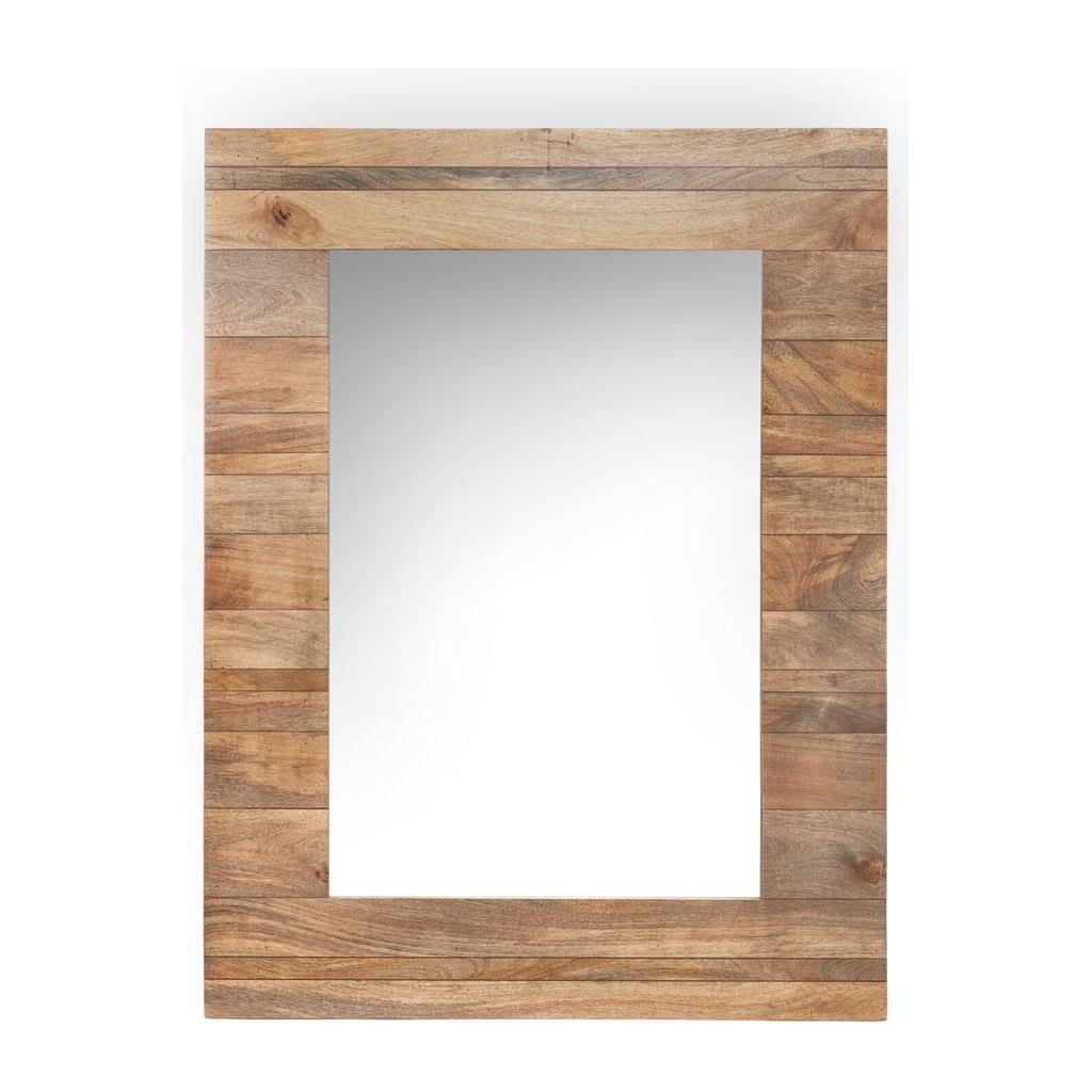 Miroir Bois Naturel Rectangulaire - Designix