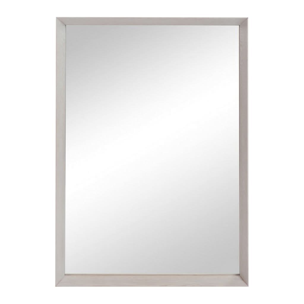 Miroir Cadre Bois Greige 50x70 cm - Designix