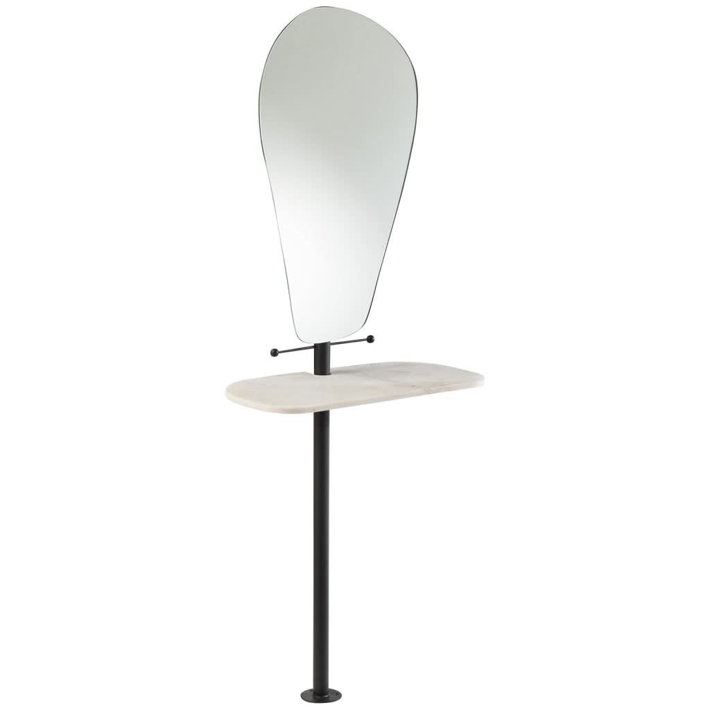 Miroir Mur Marbre Fer Verre - Designix