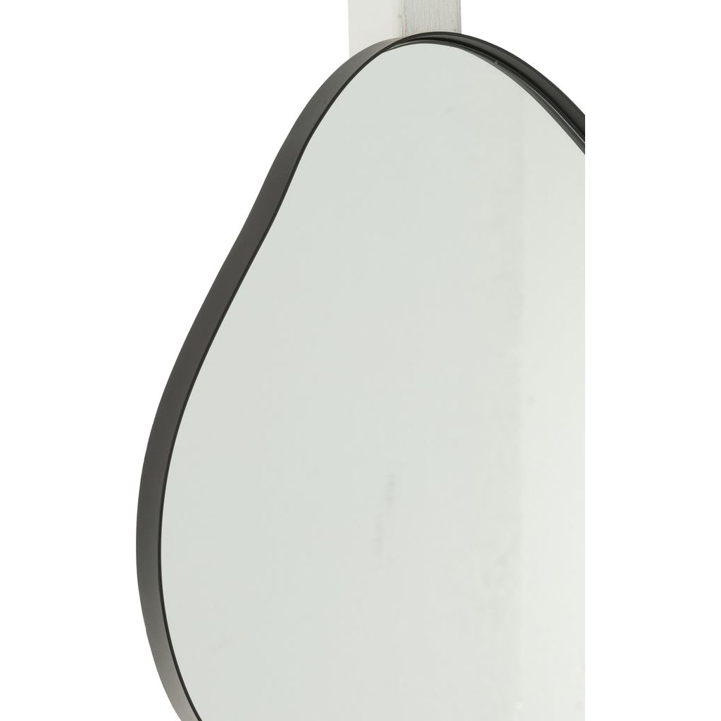 Miroir Petit Mur Noir Fer - Designix