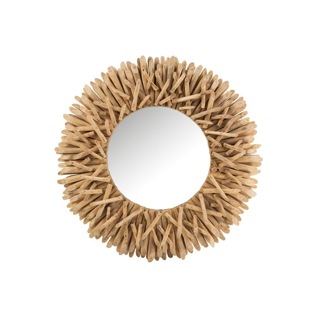 Miroir Teck Naturel Branches - Designix