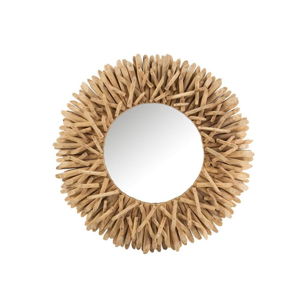 Miroir Teck Naturel Branches - Designix