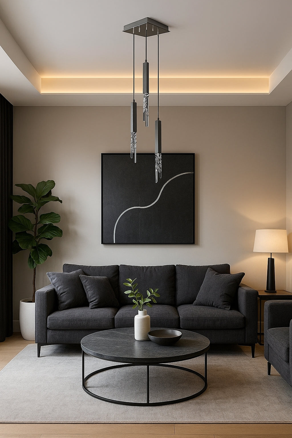 Suspension moderne LE-TRI-T03001
