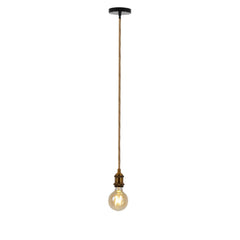 Suspension Ontario laiton, H 85 cm
