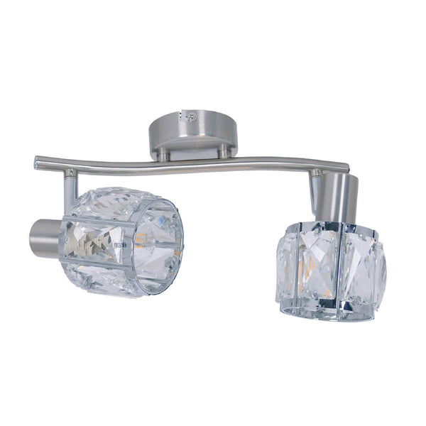 Plafonnier Josefa transparent, L 28 cm