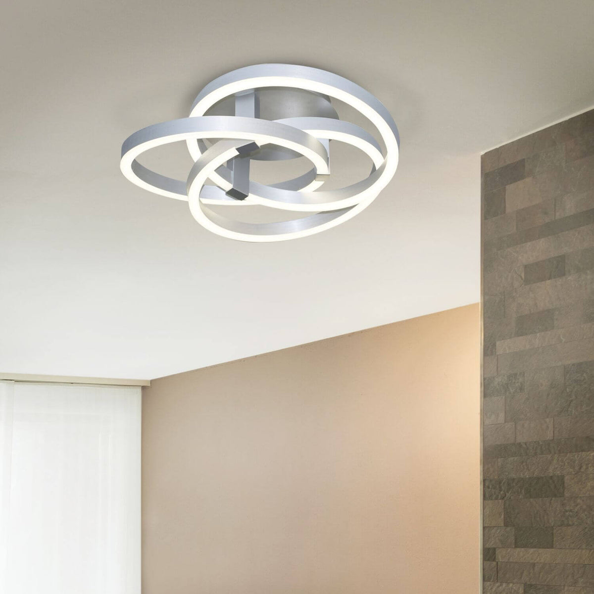 Plafonnier Divora aluminium
