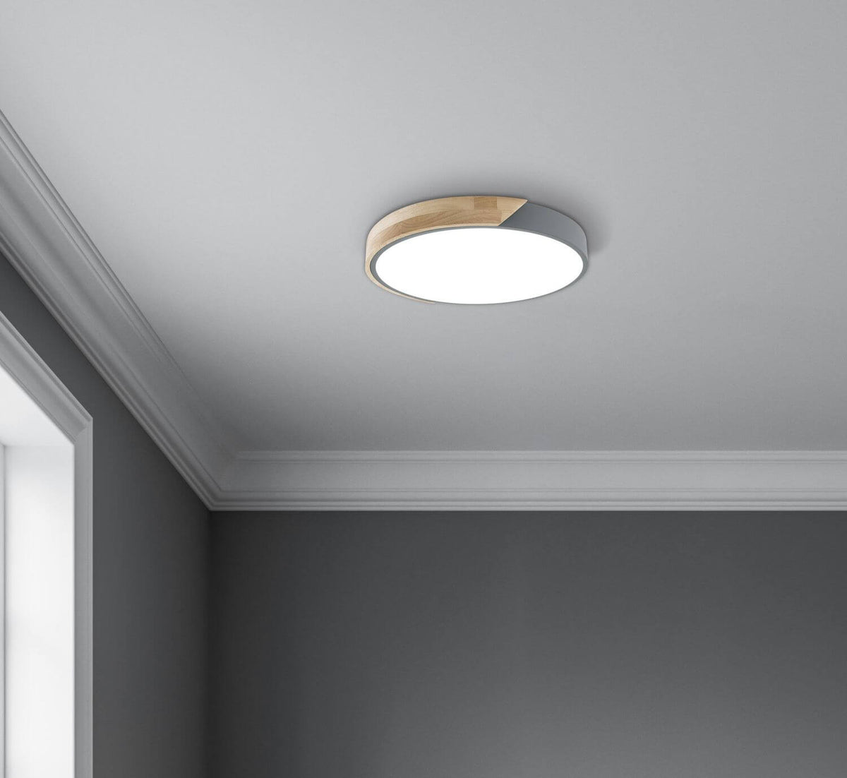 Plafonnier Borneo gris