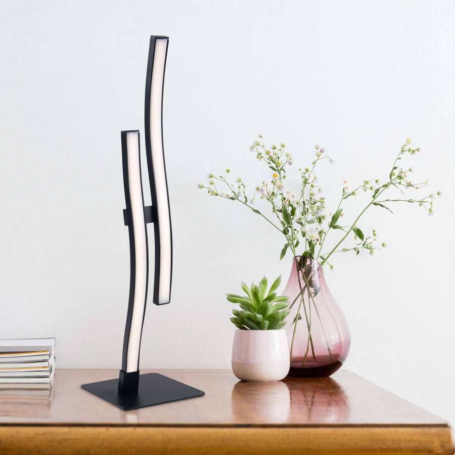 Lampe à poser Onda noire
