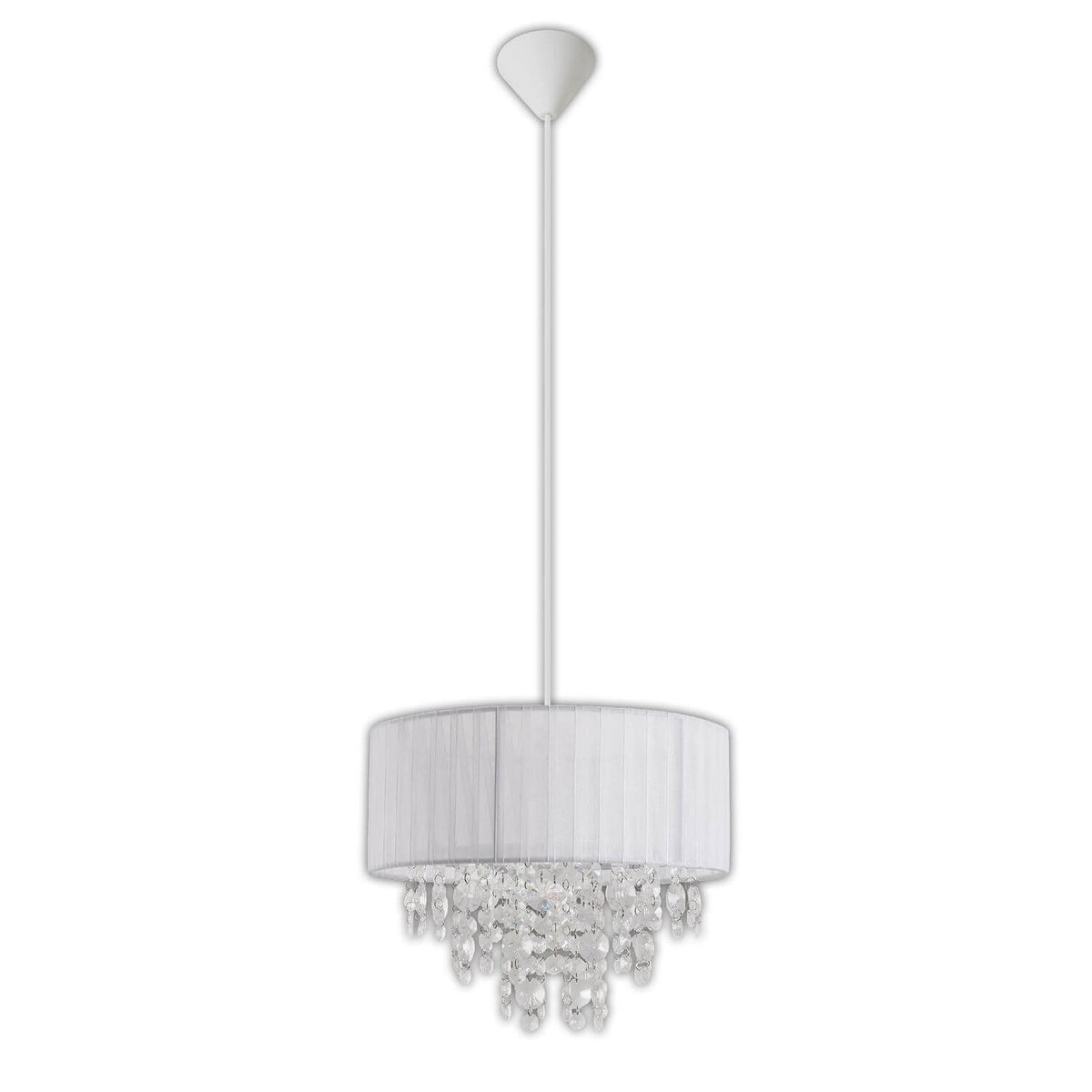 Suspension Kristallo blanche