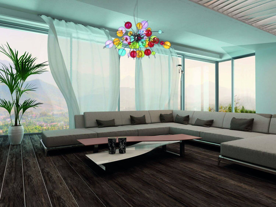 Suspension Explosion multicolore, verre (7030961)