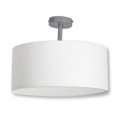 Plafonnier NEW York blanc, tissu