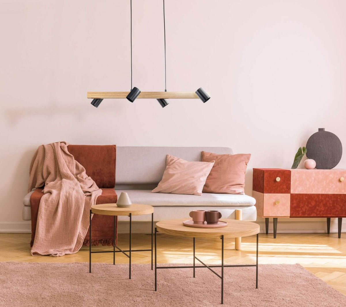 Suspension Frida noire, H 120 cm (7094522)