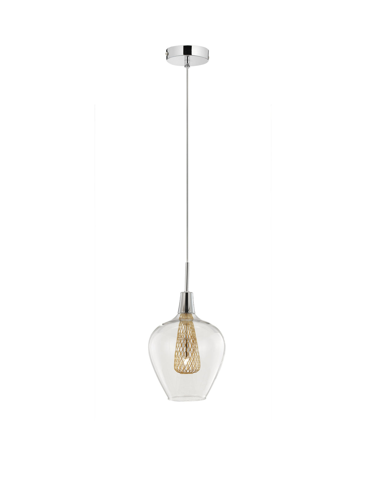 Suspension Filo dorée, verre (1500202821)