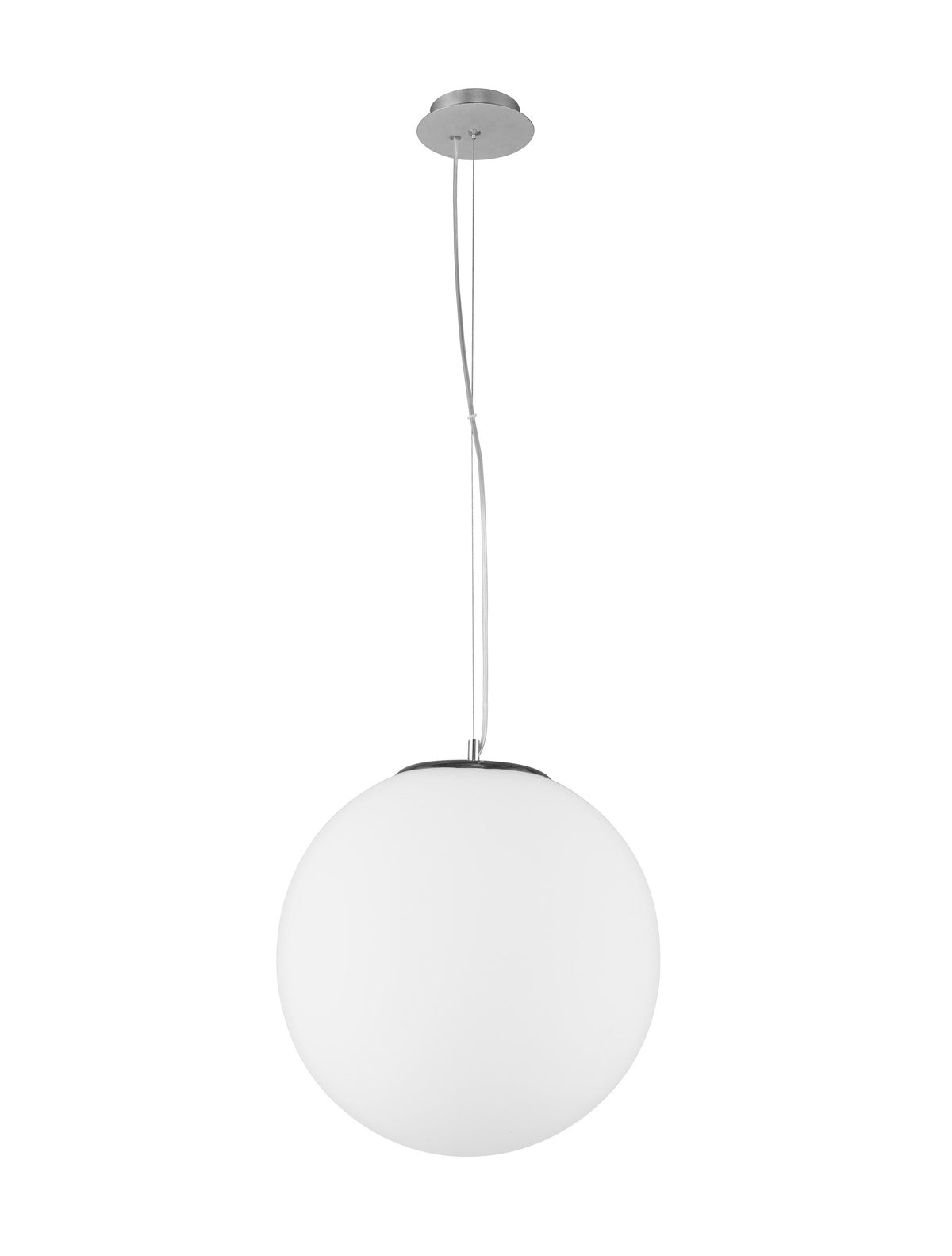Produit seul de face sur fond blanc, montrant la canopée chromée et le câble
