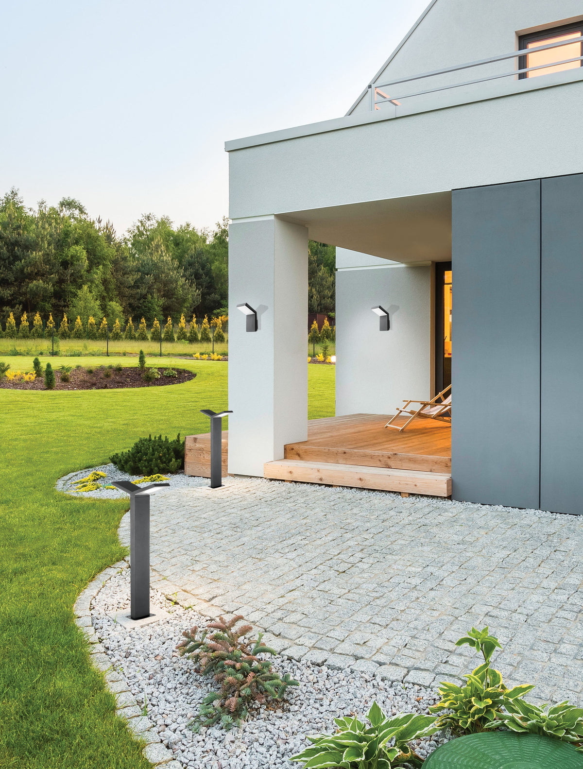 Borne extérieure Park grise (713124)