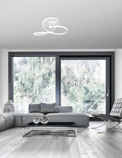 Plafonnier Fusion blanc