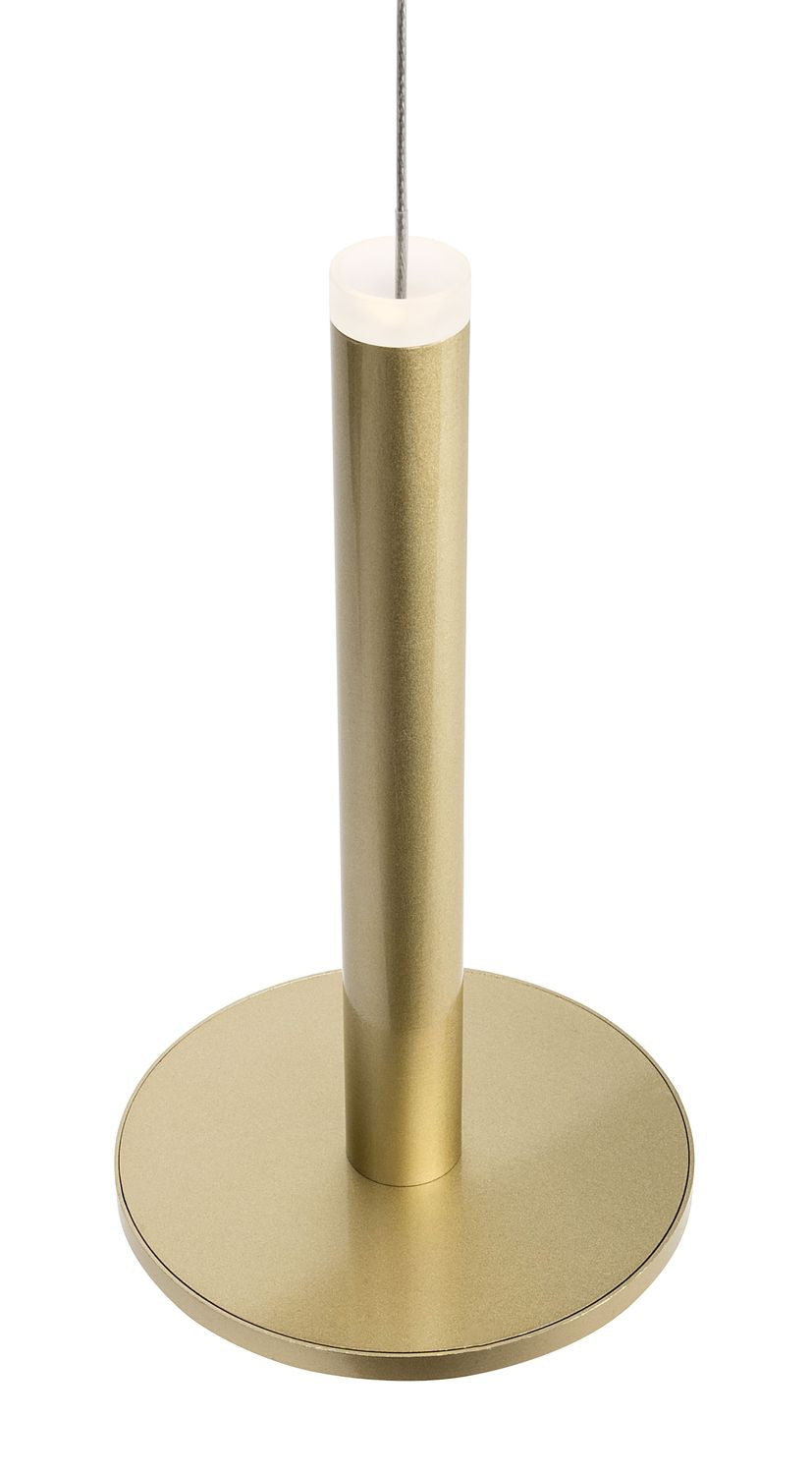 Suspension Palencia laiton, H 120 cm