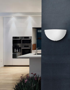 Applique murale Anco blanche, verre
