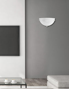 Applique murale Giorno blanche, verre