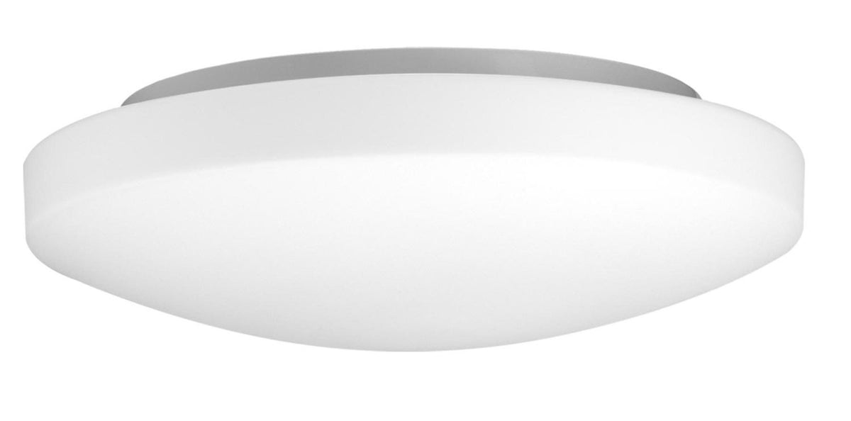 Plafonnier IVI 2 lumières blanc, verre, Ø 40 cm