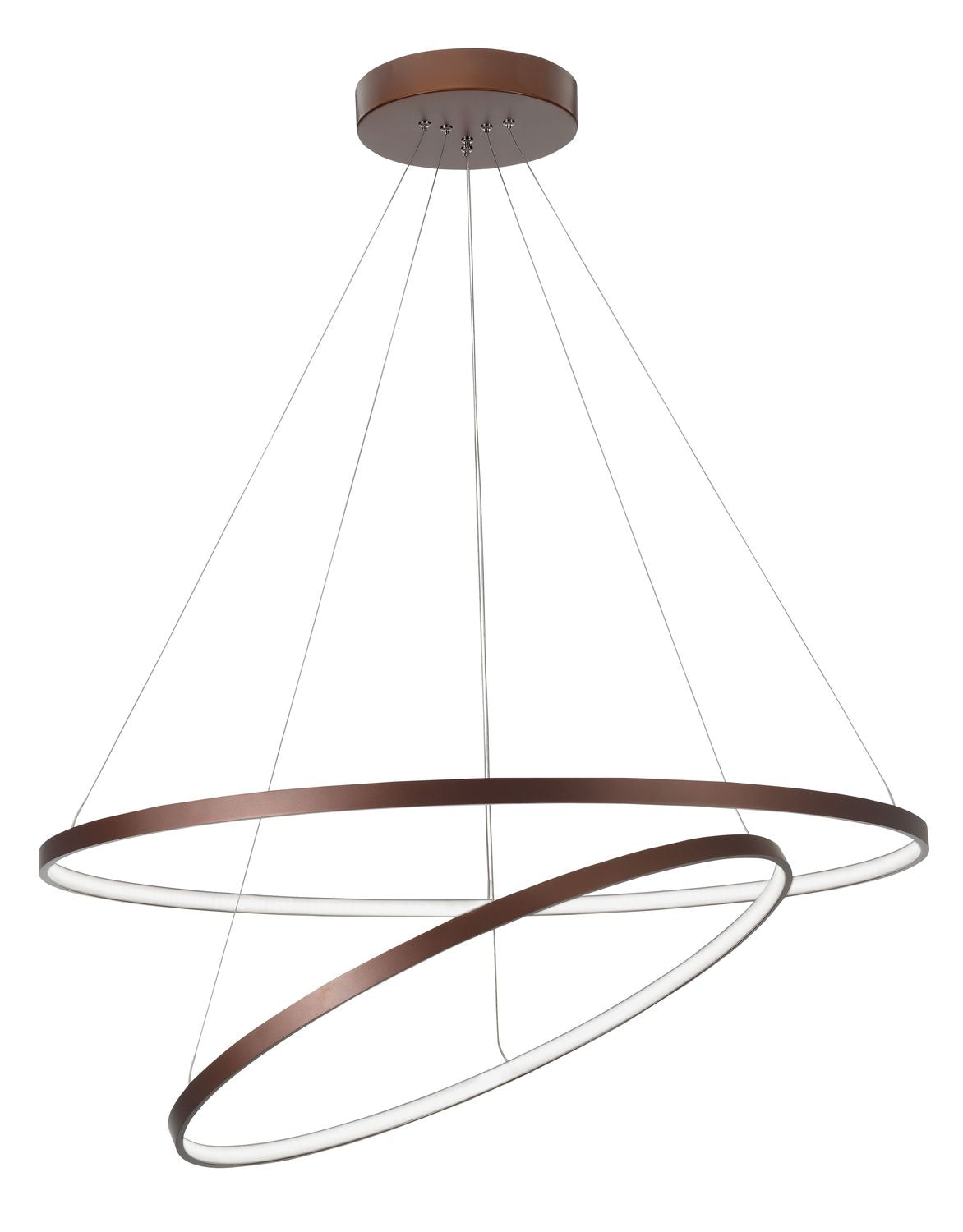 Suspension Ferrol marron, H 130 cm