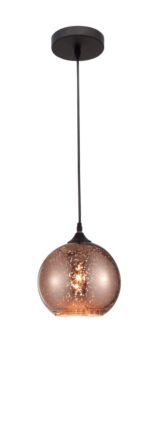 Suspension Blaze noire, verre