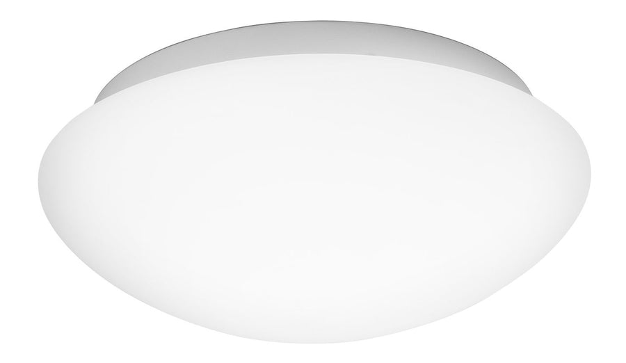 Plafonnier Brest 2 lumières blanc, verre, Ø 38 cm