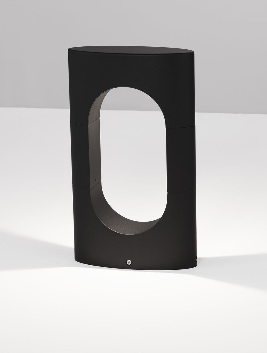 Borne extérieure Portal noire, H 30 cm