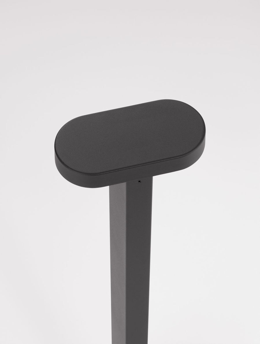 Borne extérieure Ofir noire, H 75 cm