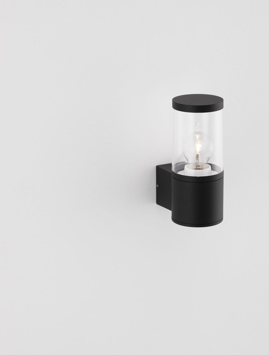 Borne extérieure Cetera noire, H 21 cm