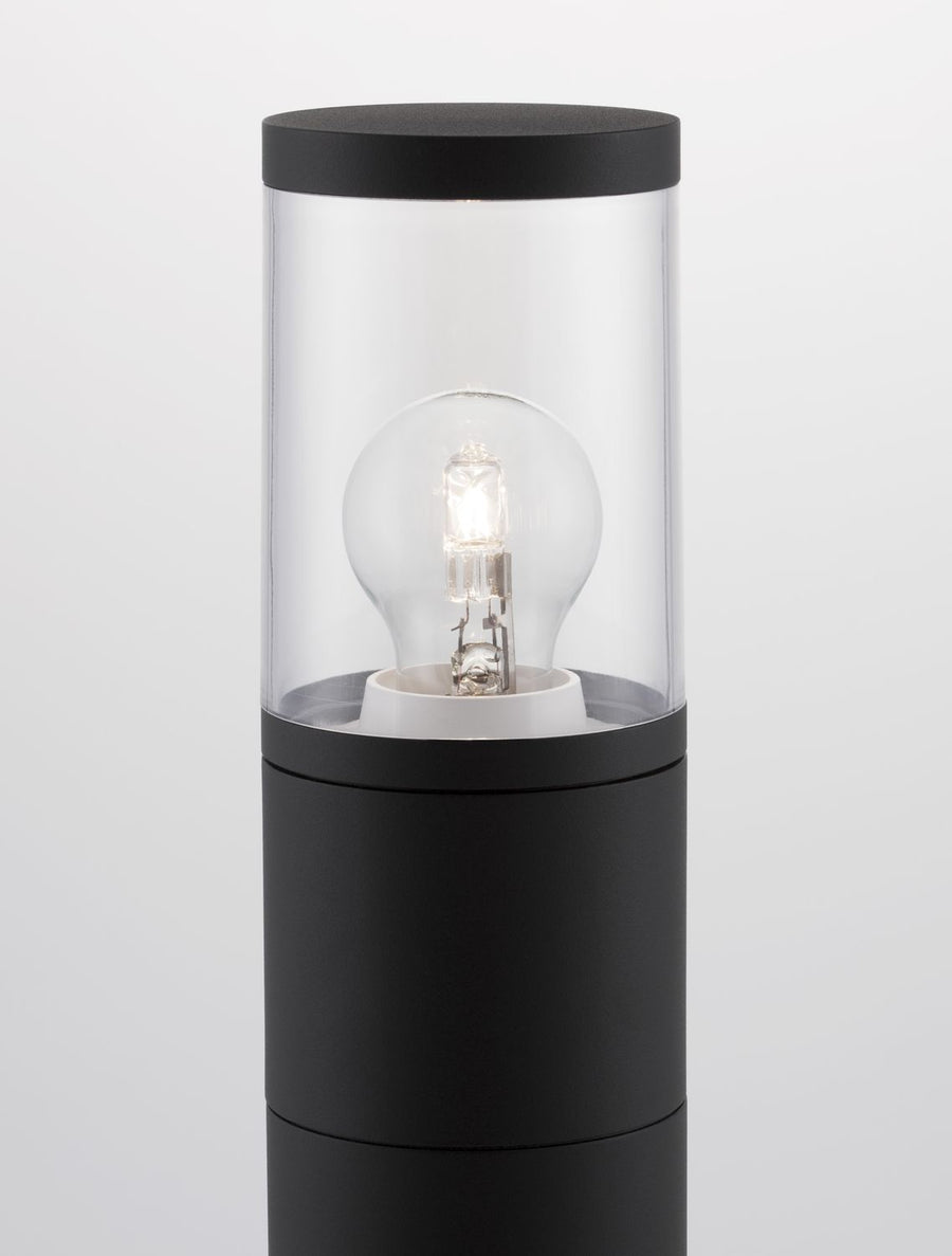 Borne extérieure Cetera noire, H 50 cm