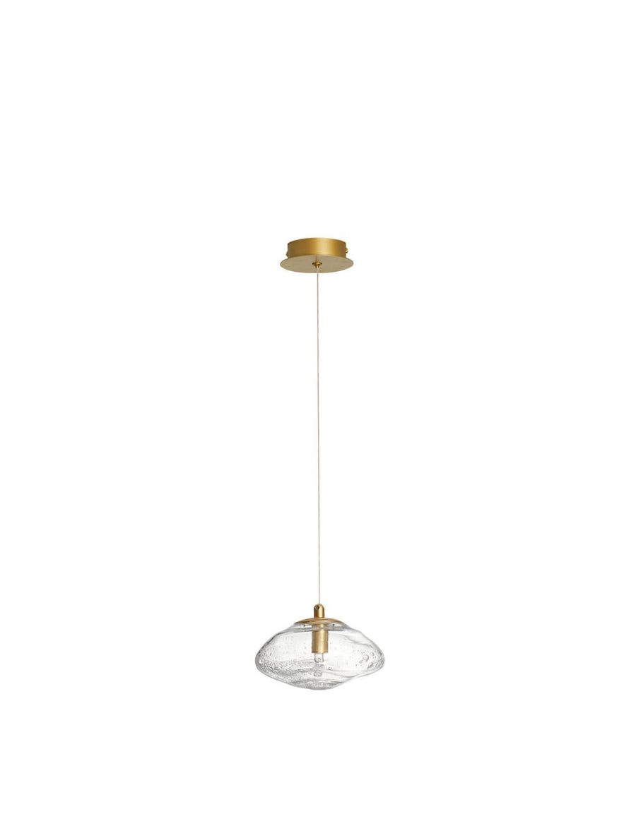 Suspension King dorée, verre (9006045)