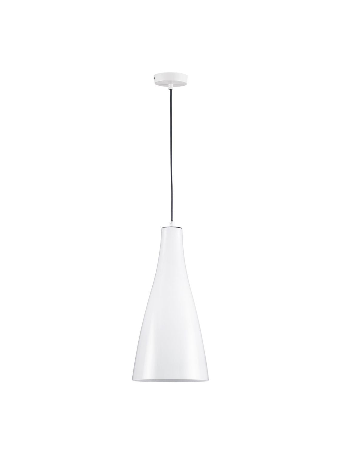 Suspension Livtar blanche, verre