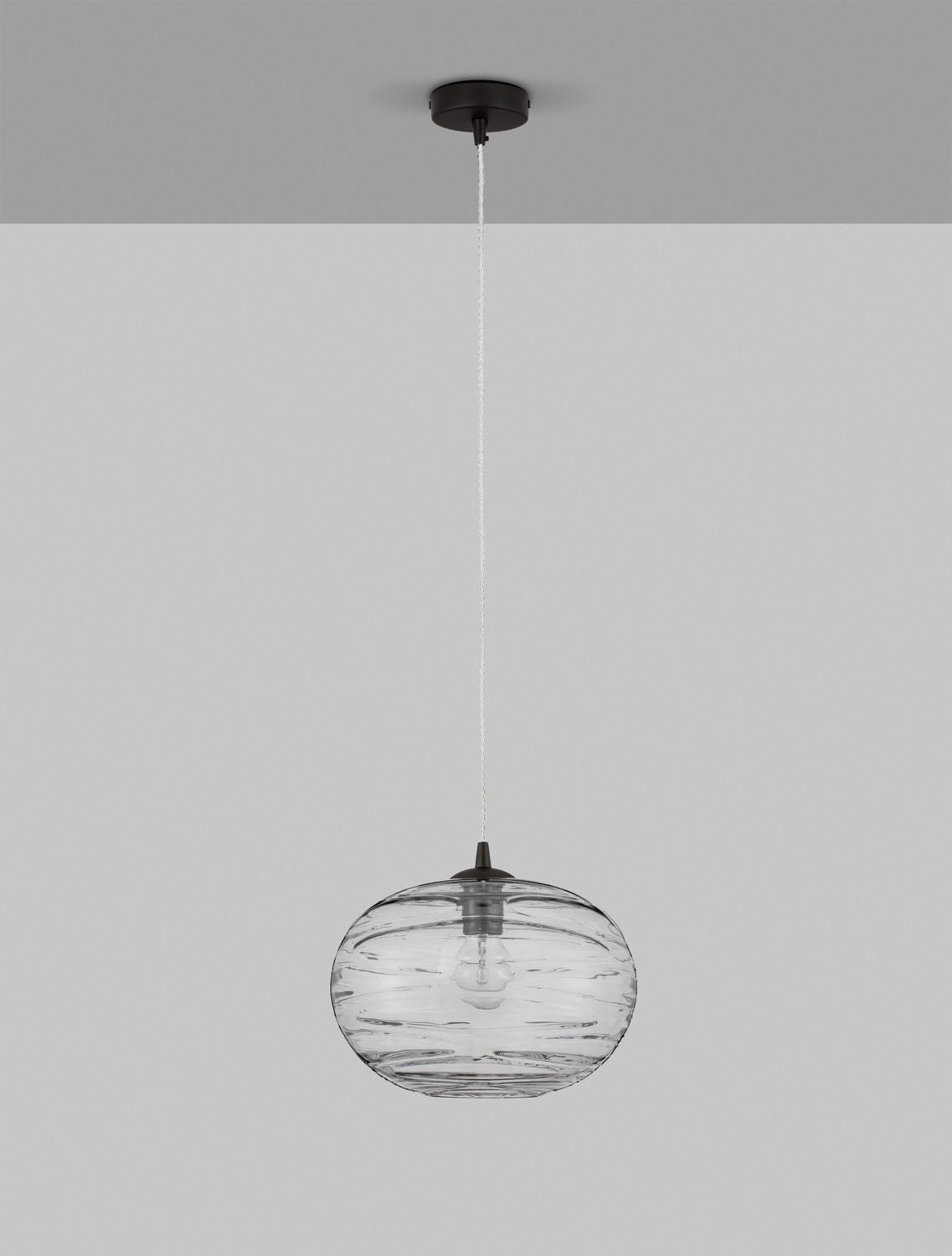 Suspension Evleen noire, verre (9009257)