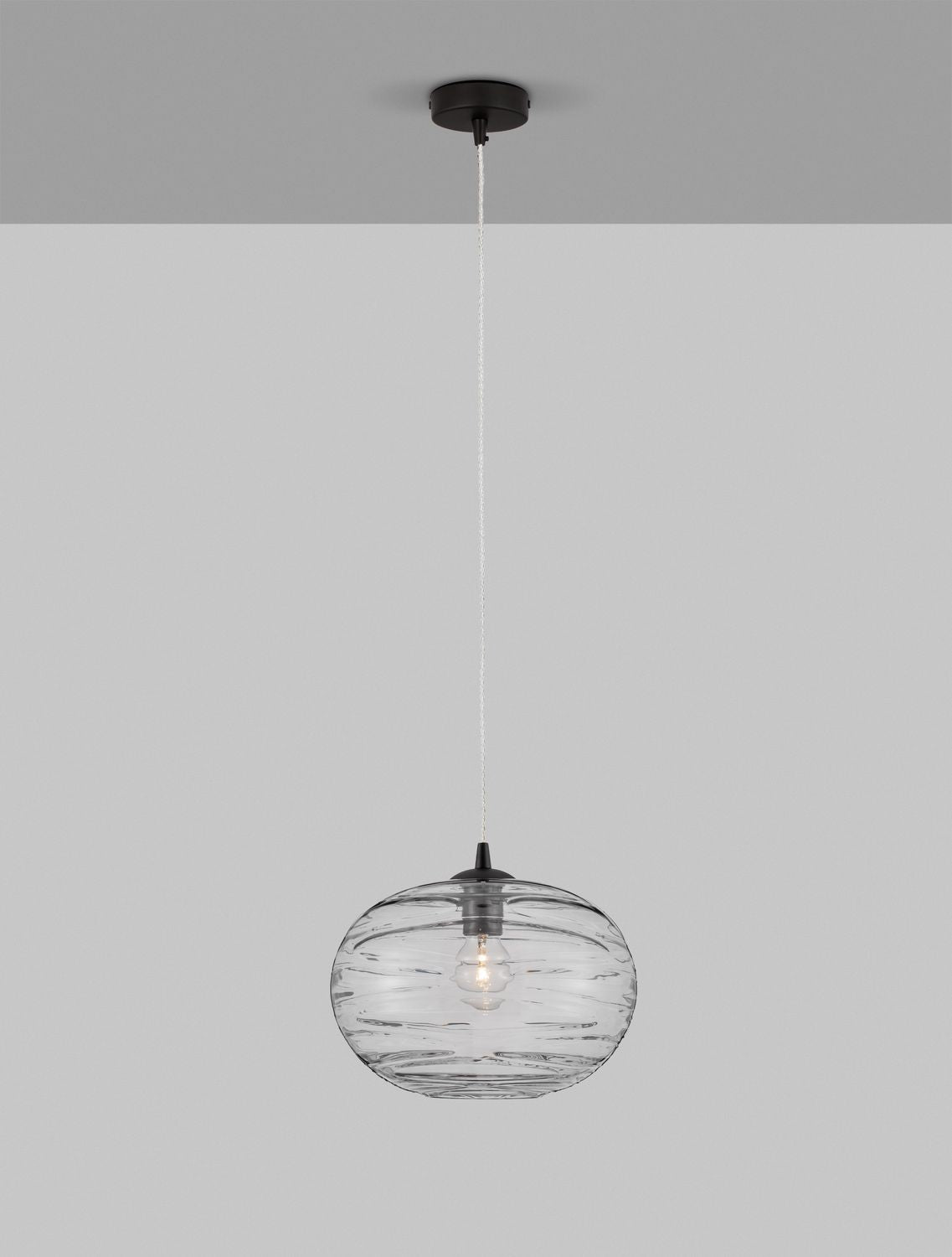 Suspension Evleen noire, verre (9009257)