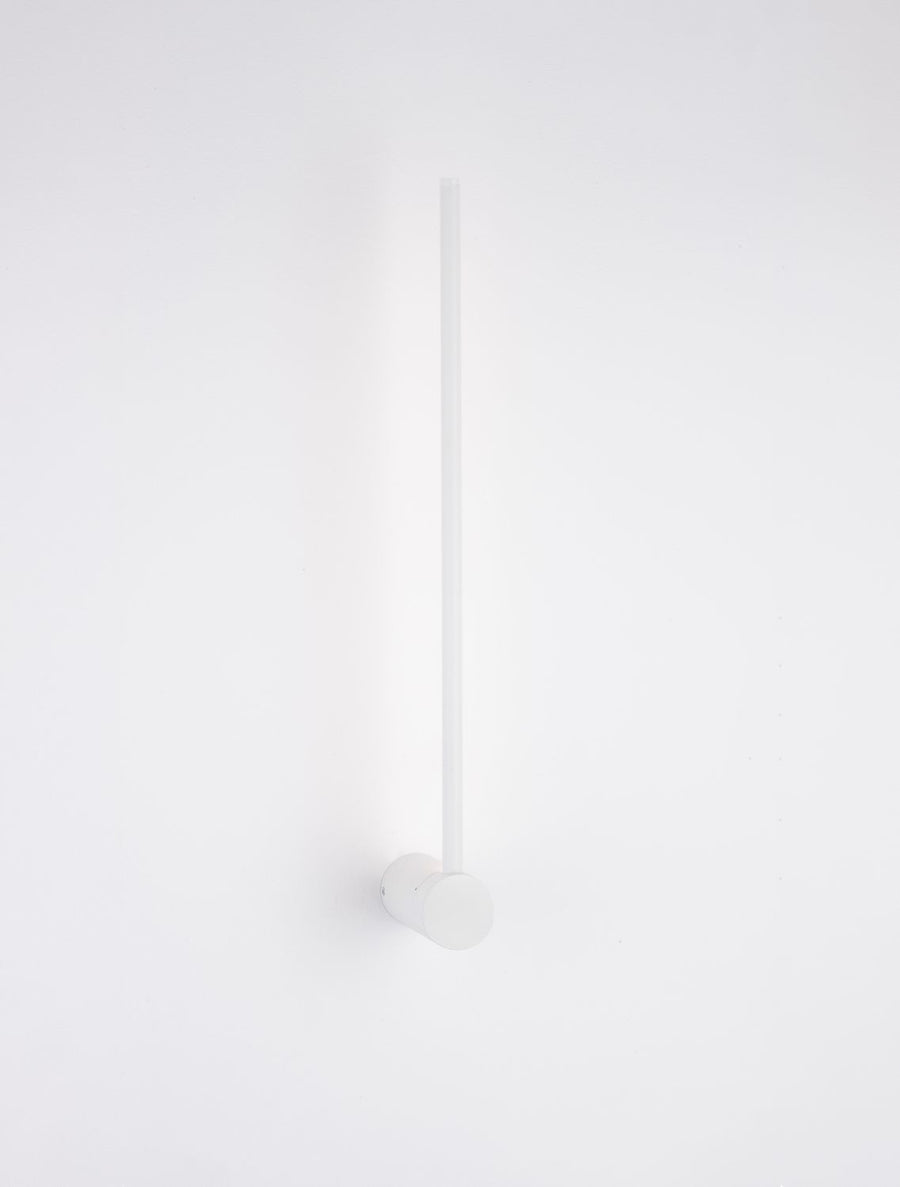 Applique murale Synthesi blanche, H 60 cm