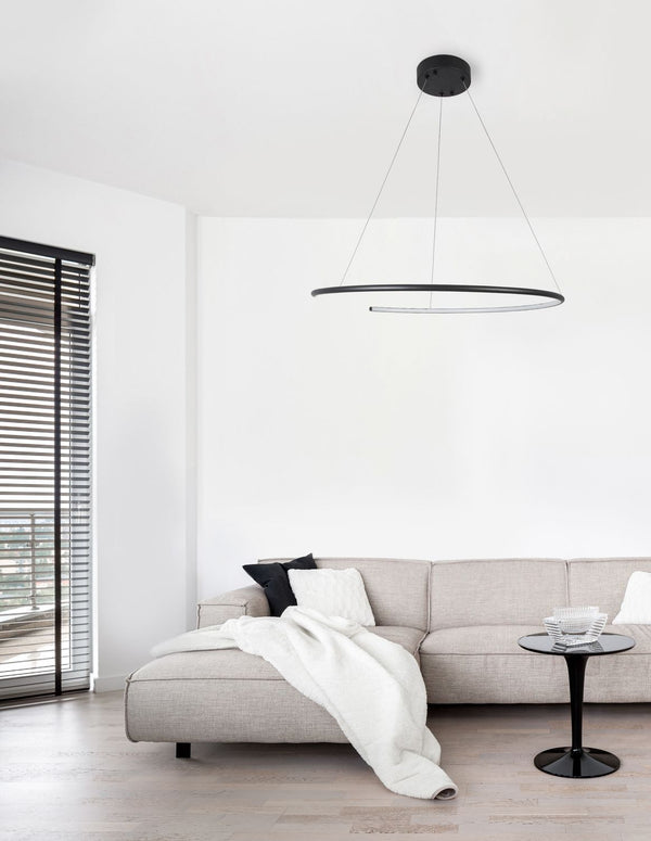 Suspension Breda noire