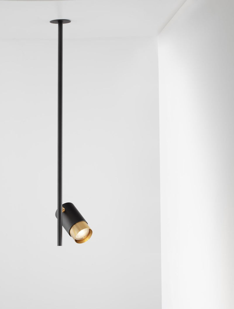 Suspension Pongo noire, H 64,3 cm