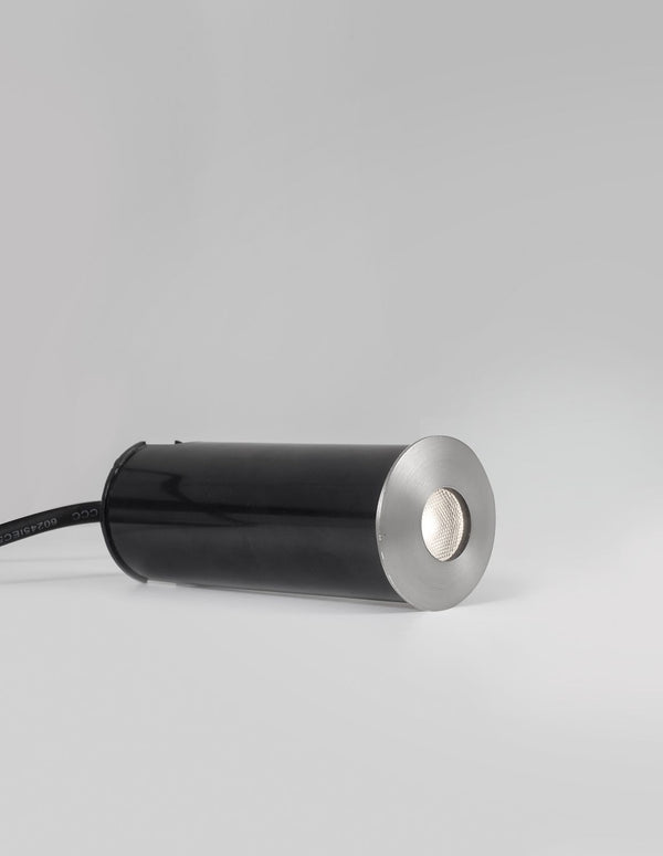 Luminaire extérieur Bang nickel, H 5,3 cm (9019212)