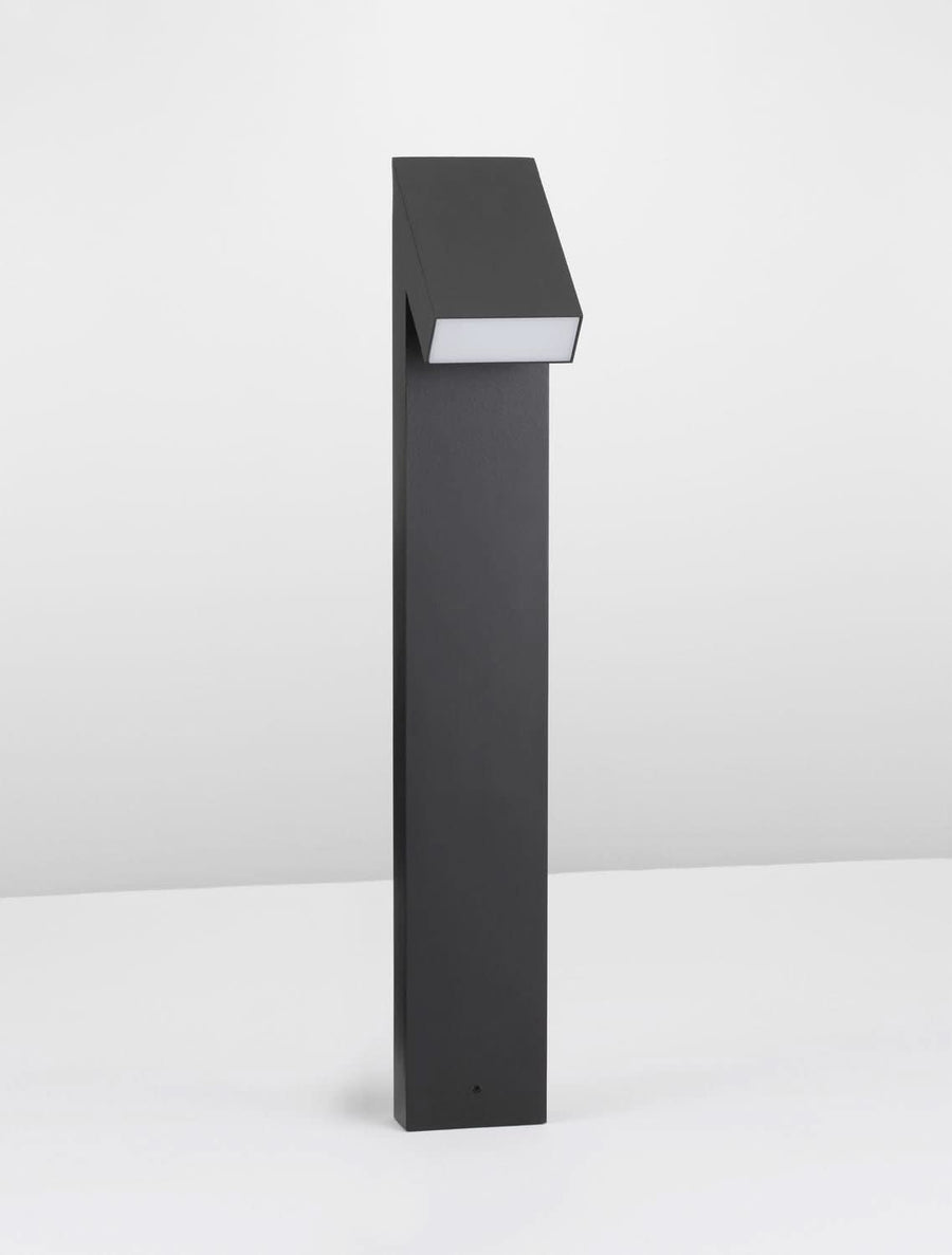 Borne extérieure Brigitta noire, H 80 cm