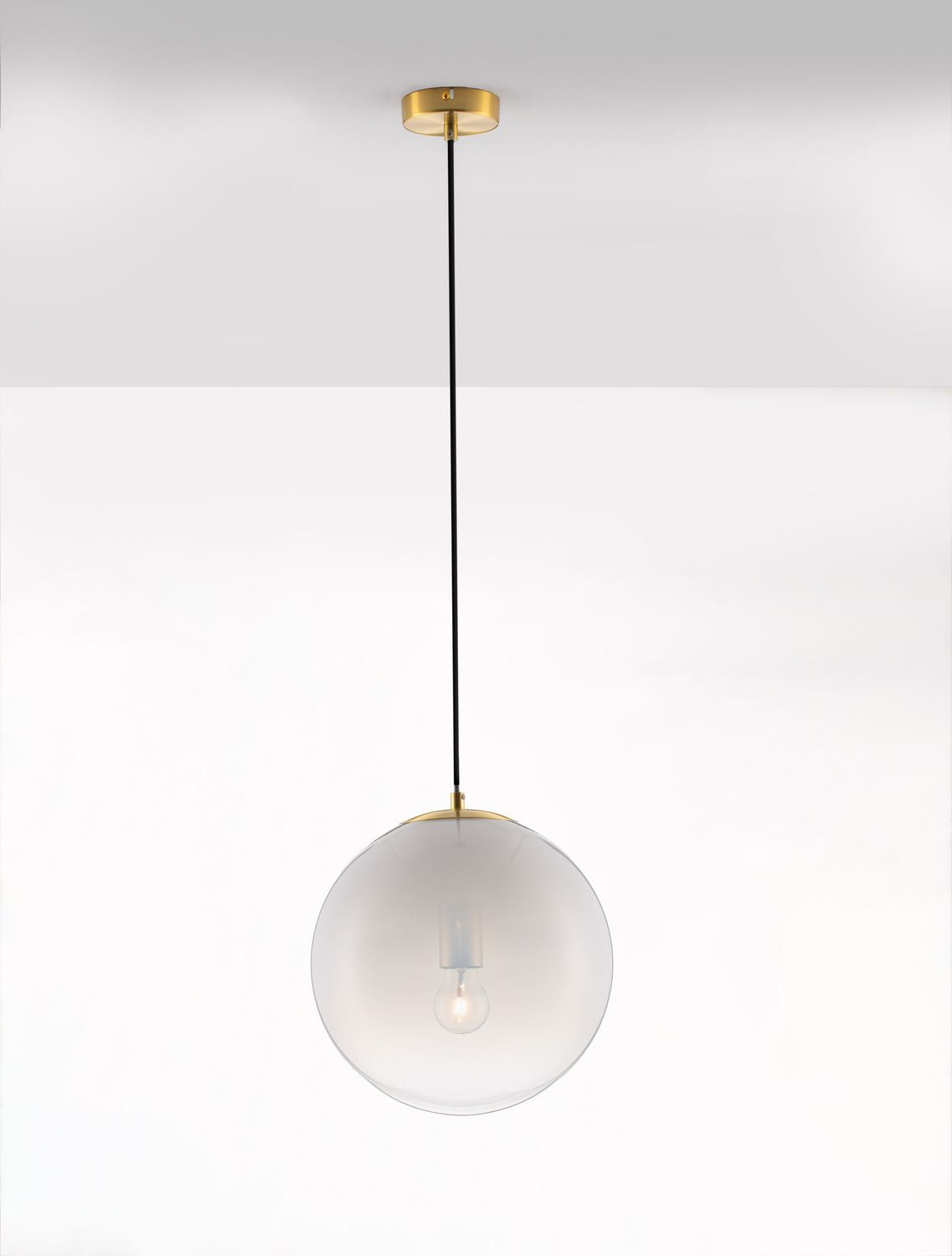 Suspension Vita dorée, verre (9028836)