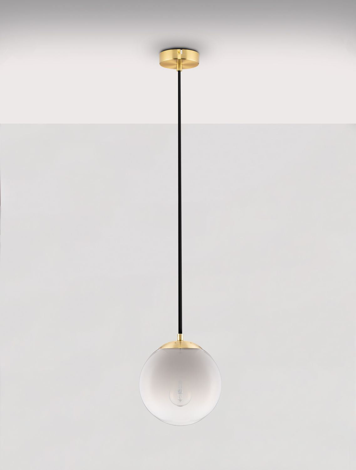 Suspension Vita dorée, verre (9028837)