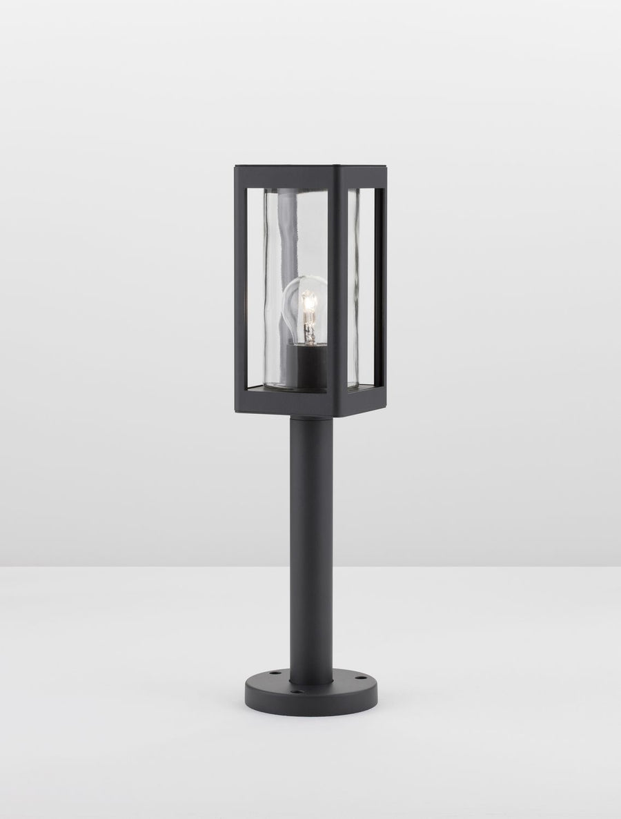Borne extérieure Figo grise, verre