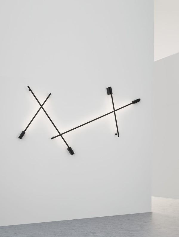 Applique murale Gropius noire, L 120 cm (9081120)